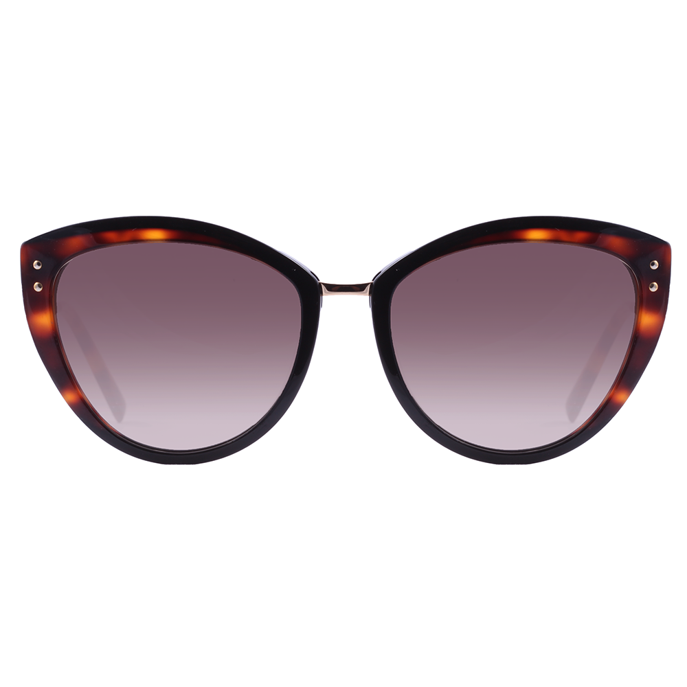 Ana Hickmann AH 9280 P01 Marrom Mesclado Brilho / Cinza Degradê - Lente 5,7 cm