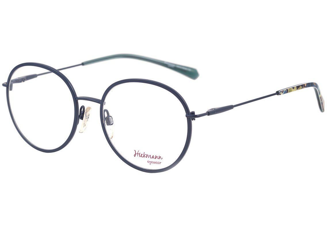 Óculos de Grau Ana Hickmann Hi 1023 06B Azul Brilho - 50 mm