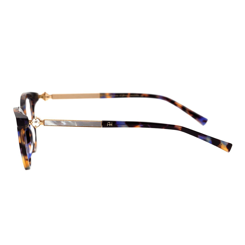 Ana Hickmann Paris II - Edição Especial Glow - Marrom Mesclado Brilho - Lente 5,4 cm - Grau