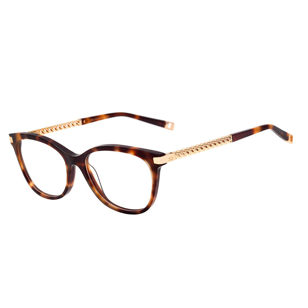 Ana Hickmann AH 6318 G21 Marrom Mesclado E Dourado Brilho - Lente 5,3 Cm - Grau