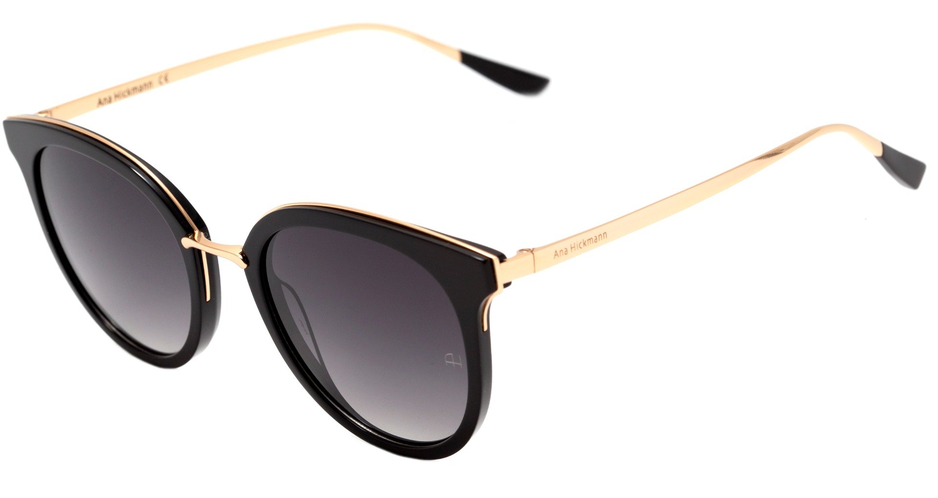 Ana Hickmann Ah 9267 H01 Vinho E Dourado Brilho/ Marrom Degradê Lente 5,2 Cm
