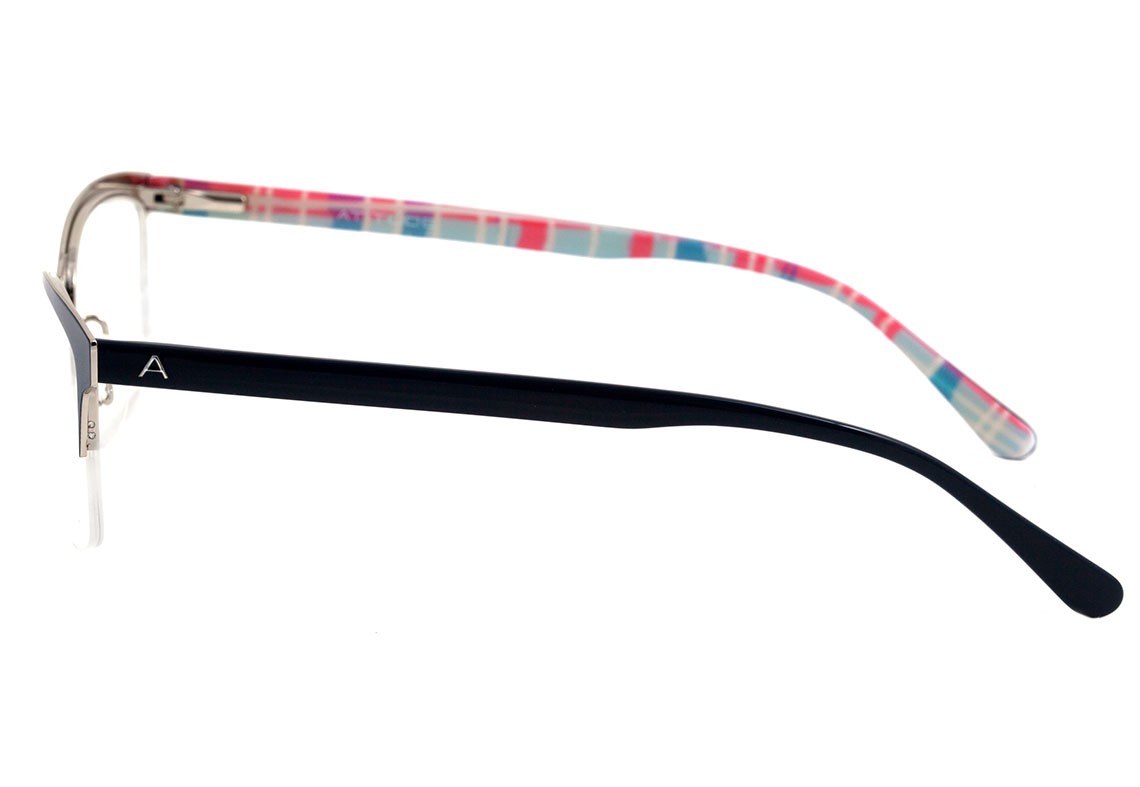 Atitude AT 1619 06A Azul Fosco e Brilho - Lente 5,2 cm - Grau