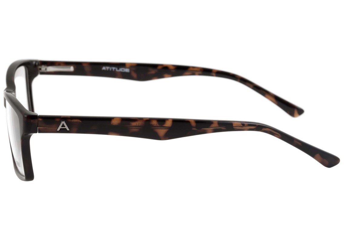 Óculos de Grau Atitude At 4012 G21 Marrom Mesclado Brilho - Lente 5,4 Cm