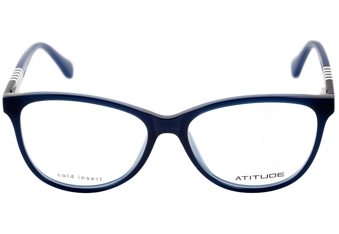 Óculos de Grau Atitude At 4078 T02 Azul Brilho - Lente 5,4 Cm