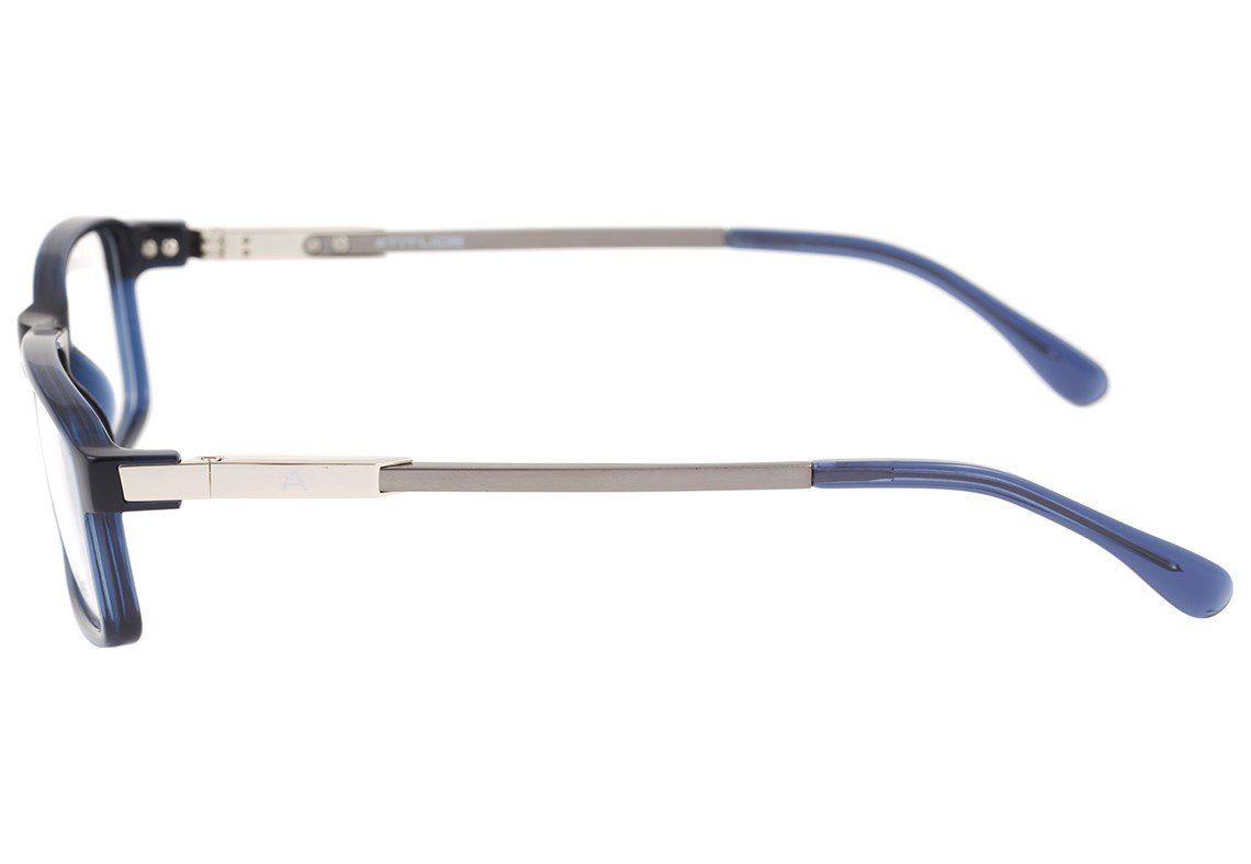 Óculos de Grau Atitude At 4092 T01 Azul E Cinza Brilho - 54 mm