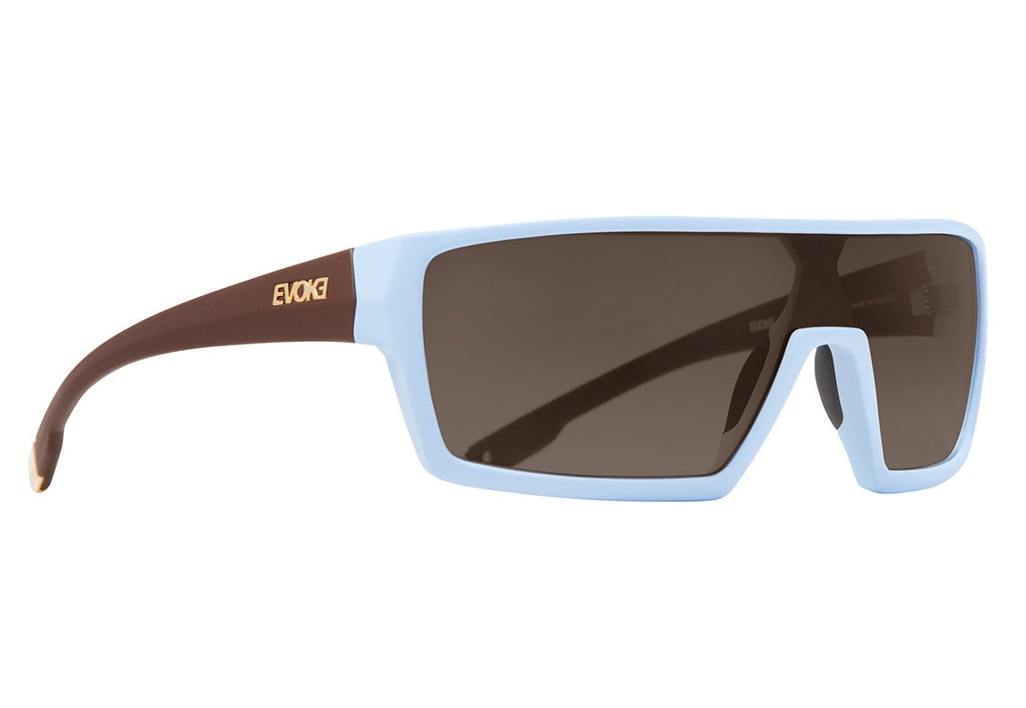 Óculos de Sol Evoke Bionic Beta - Blue Temple Brown Matte/ Brown
