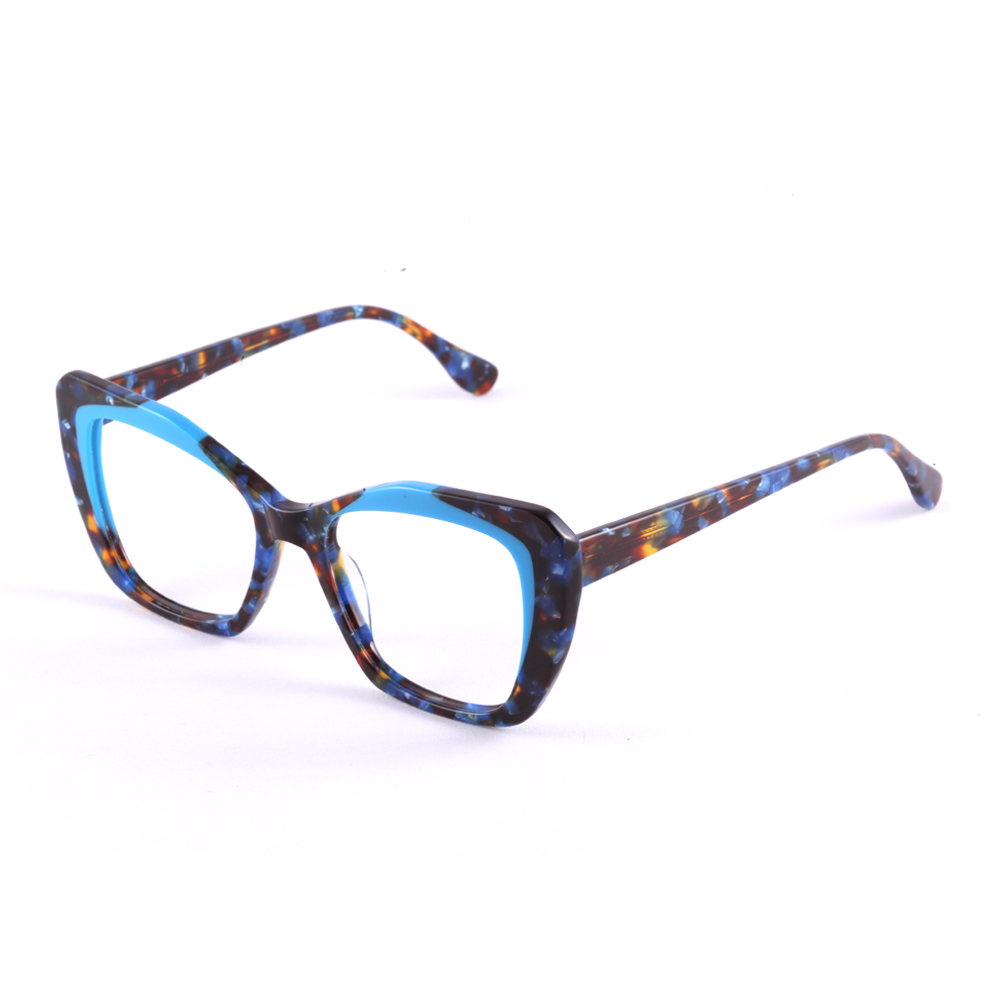 Wee Bis Marrom Mesclado e Azul Brilho - Lente 5,2 cm - Grau