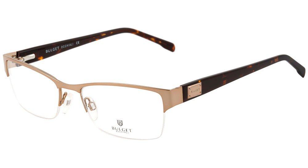 Óculos de Grau Bulget Bg 1434 15A Dourado E Marrom Mesclado - Lente 5,2 Cm