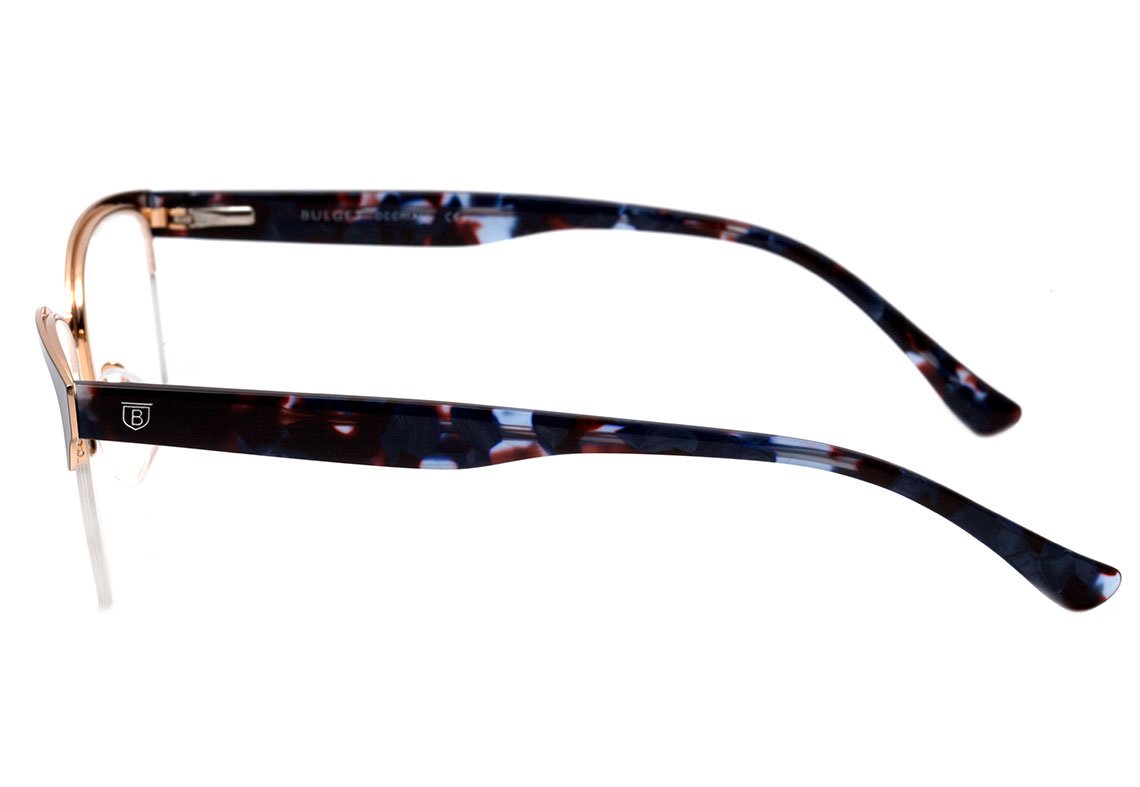 Óculos de Grau Bulget Bg 1532 09A Azul Mesclado