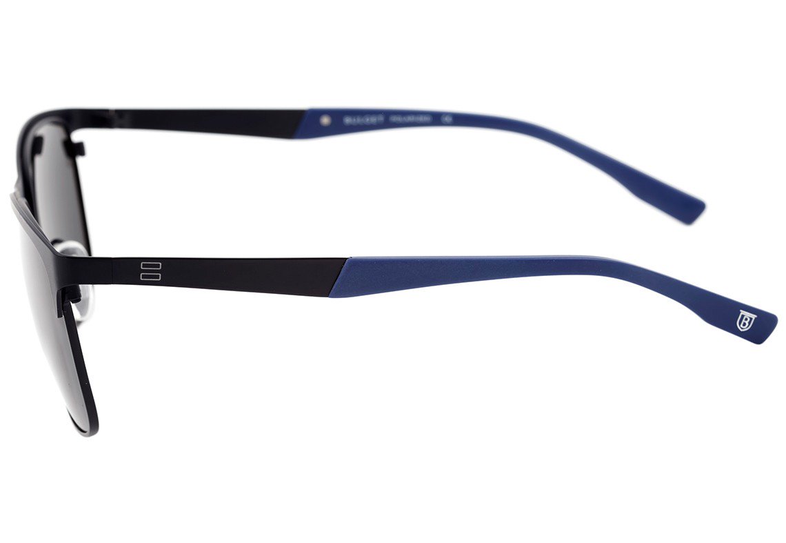 Óculos de Sol Bulget Bg 3171 06B Azul Fosco/ Preto Polarizado - 57 mm