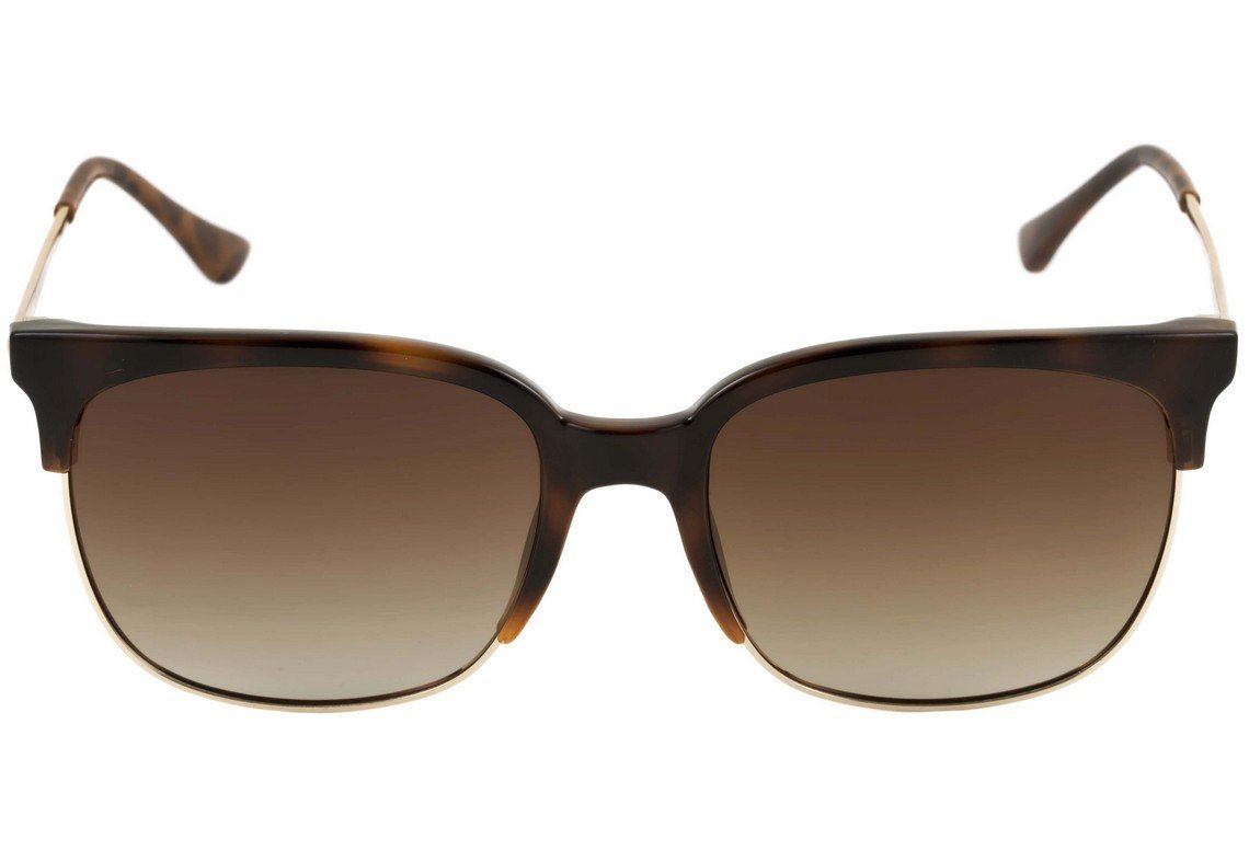 Óculos de Sol Bulget Bg 3172 A01 Preto E Dourado/ Preto Degradê Polarizado - 55 mm G01 Marrom Mesclado E Dourado/ Marrom Degradê Polarizado - 55 mm