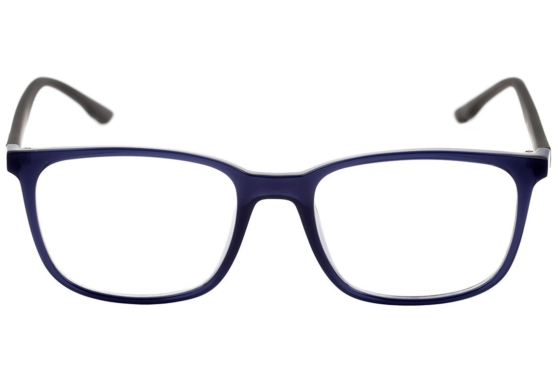 Óculos de Grau Bulget Bg 4051 T01S Azul Brilho E Fosco - 54 mm
