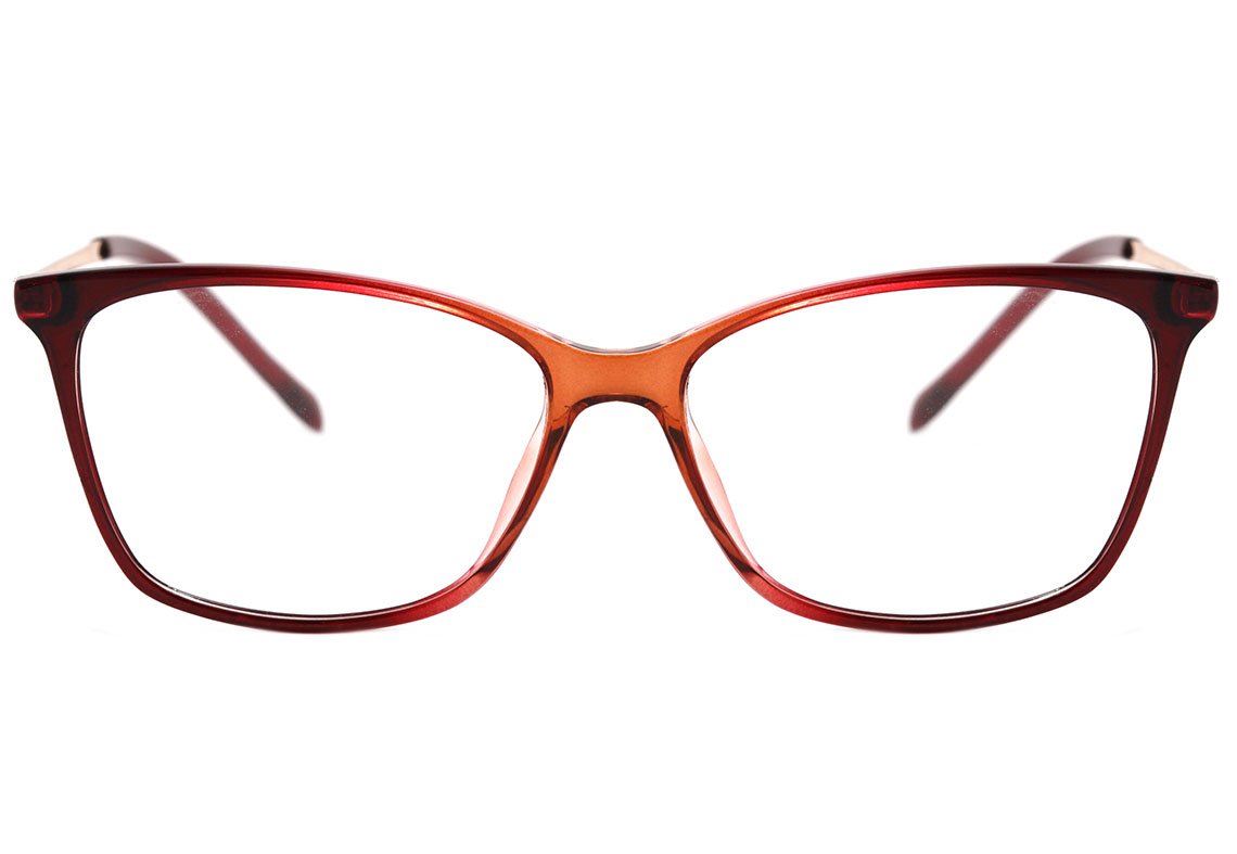 Bulget Bg 4100 C02 Vermelho E Marrom Translúcido Brilho Lente 5,4 Cm