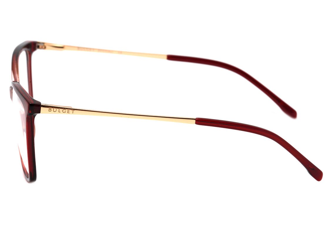 Bulget BG 4102 C02 Vermelho e Marrom Translúcido Brilho - Lente 5,3 cm