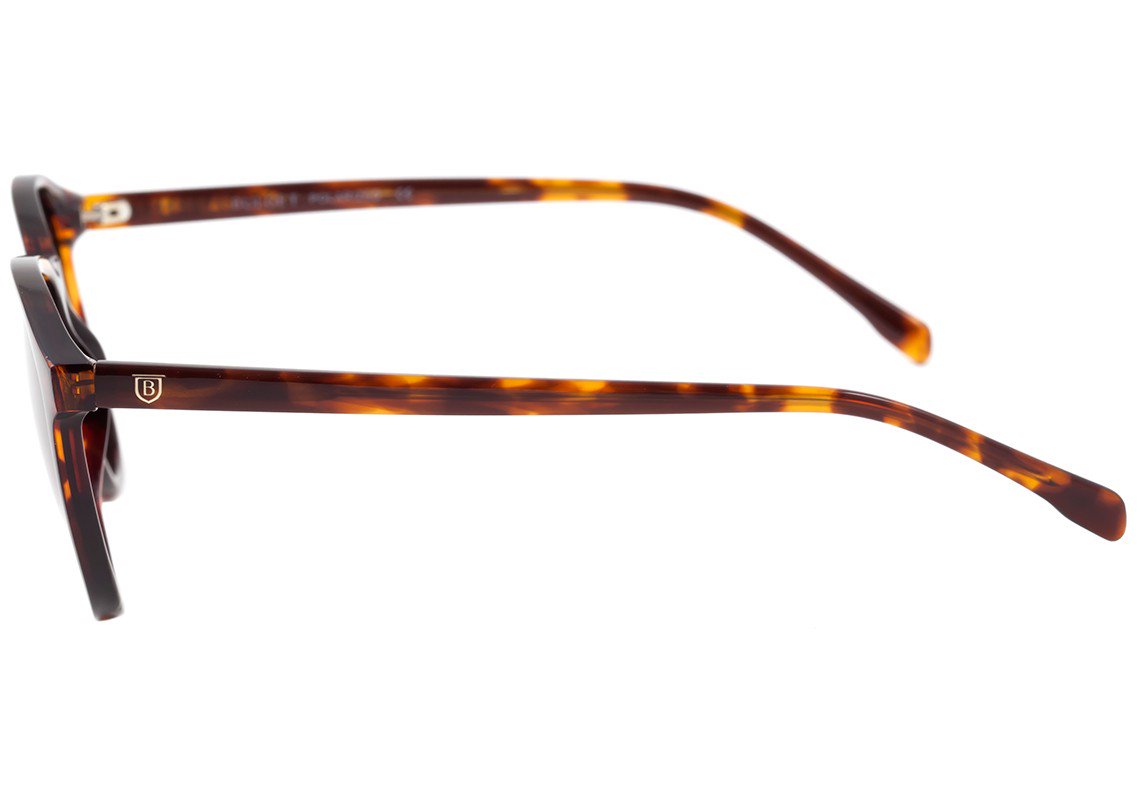 Óculos de Sol Bulget Bg 5082 G21 Marrom Mesclado Brilho/ Marrom Degradê Polarizado - 54 mm