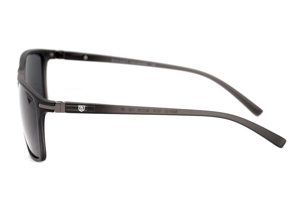 Óculos de Sol Bulget Bg 5133 A01P Preto Fosco/ Verde Polarizado 58 mm