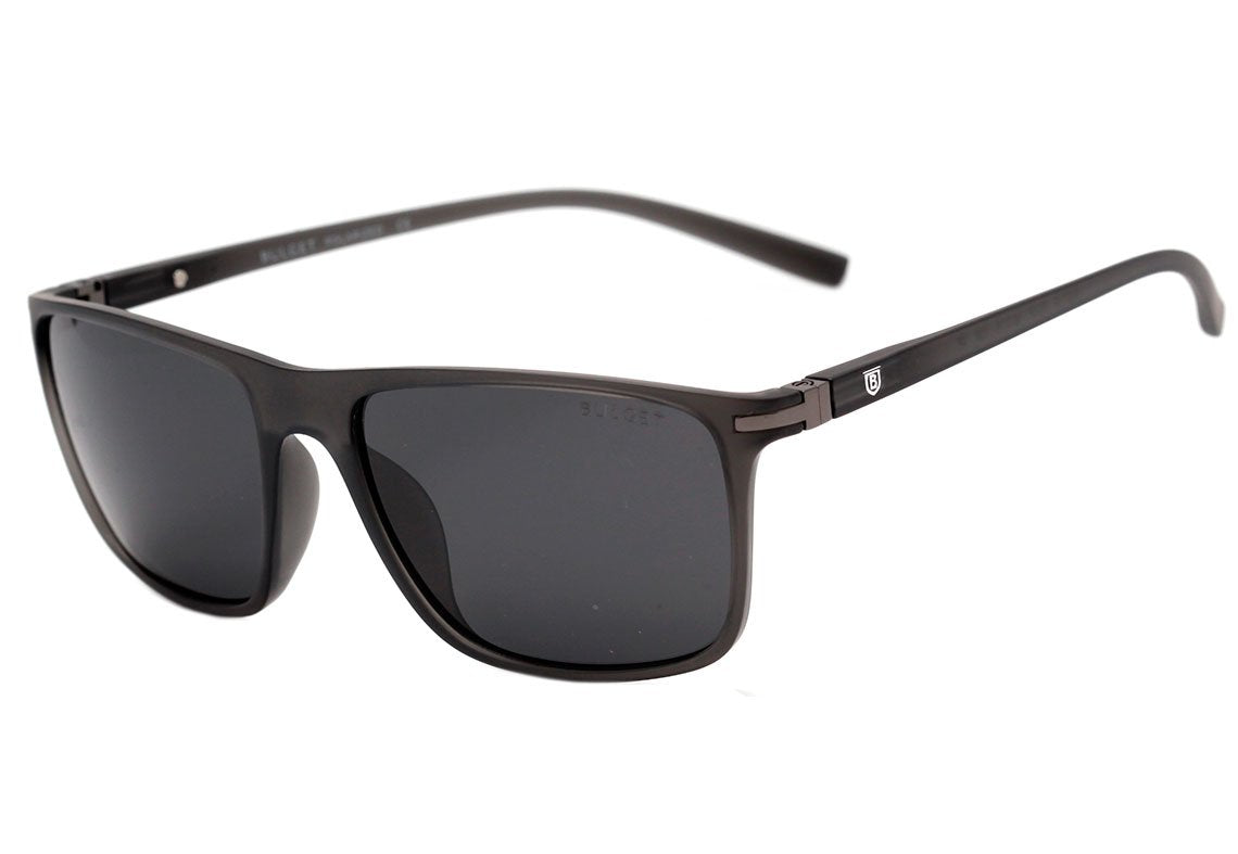 Óculos de Sol Bulget Bg 5133 A01P Preto Fosco/ Verde Polarizado 58 mm