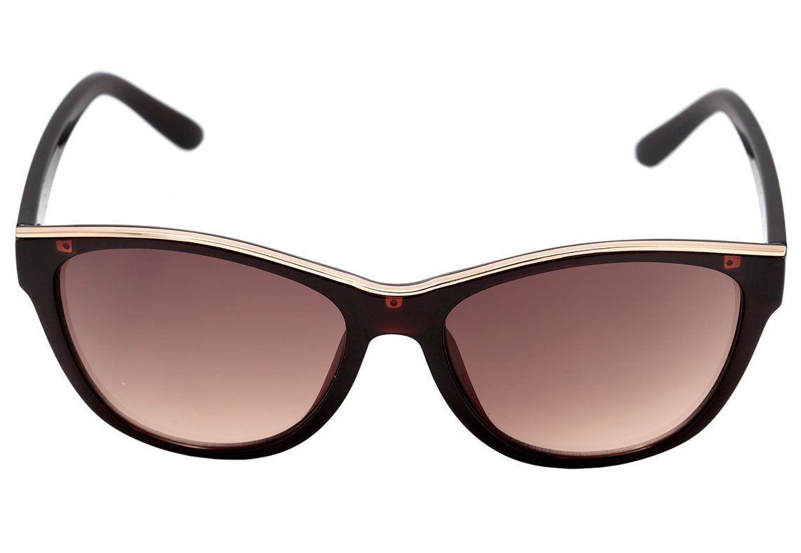 Bulget Bg 5150 T01 Marrom Translúcido E Dourado Brilho/ Marrom Degradê - Lente 5,7 Cm - Sol