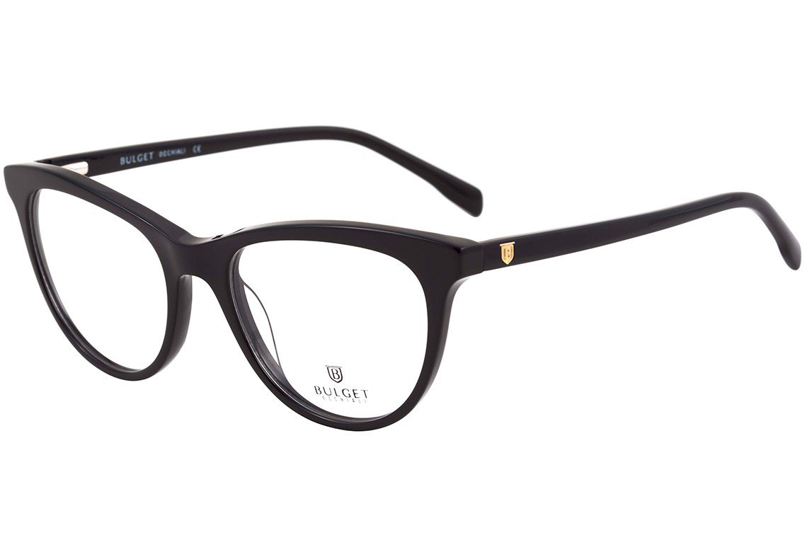 Óculos de Grau Bulget Bg 6178 A01 Preto Brilho - 51 mm
