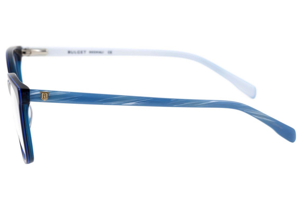 Óculos de Grau Bulget Bg 6182 H01 Azul Brilho - Lente 5,4 Cm