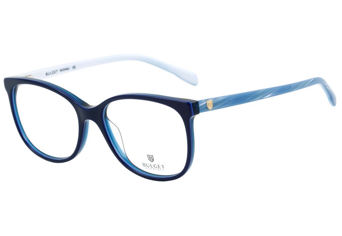 Óculos de Grau Bulget Bg 6182 H01 Azul Brilho - Lente 5,4 Cm