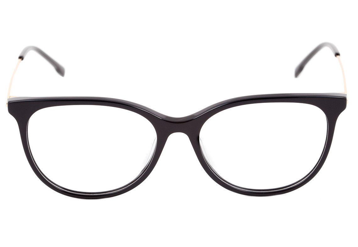 Óculos de Grau Bulget Bg 6212 A01S Preto E Dourado Brilho - 54 mm