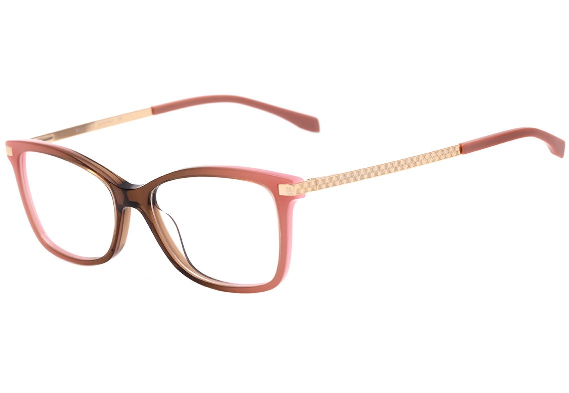 Bulget BG 6266 C03 Rosa e Marrom Brilho - Lente 5,4 cm - Grau