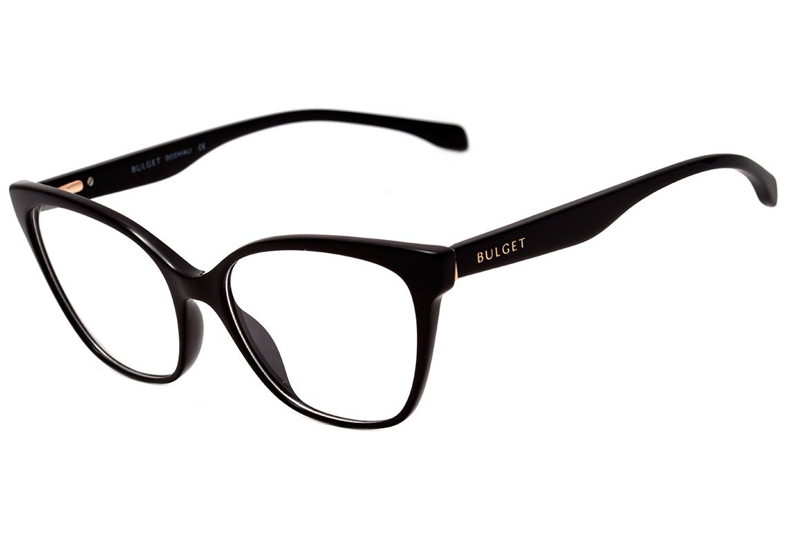 Óculos de Grau Bulget Bg 6282 A01 Preto Brilho Lente 5,4 Cm