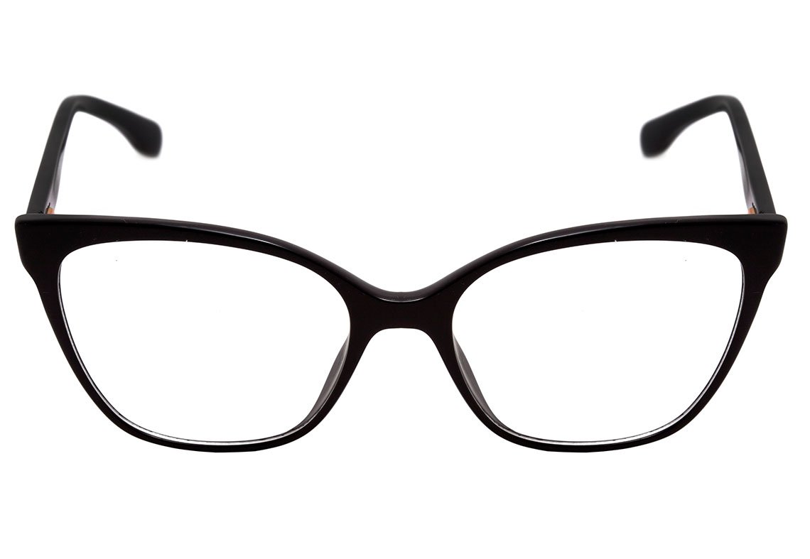 Óculos de Grau Bulget Bg 6282 A01 Preto Brilho Lente 5,4 Cm