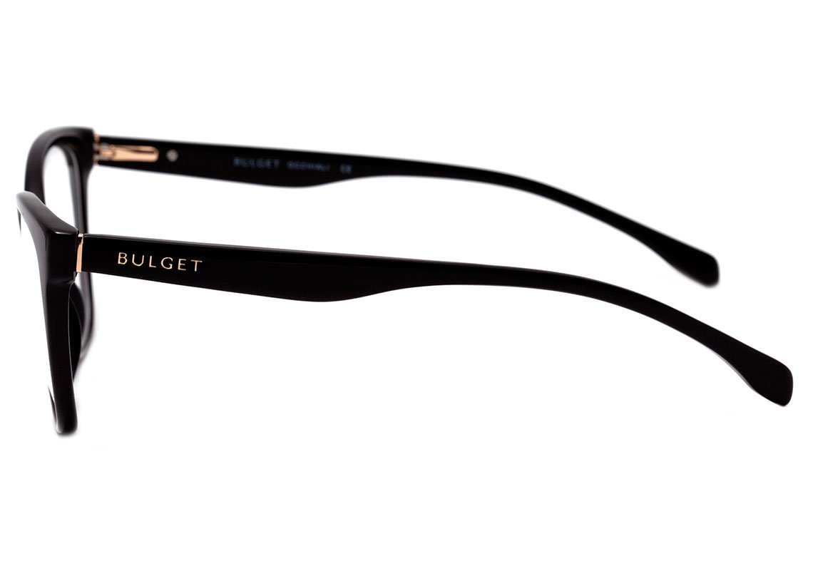 Óculos de Grau Bulget Bg 6282 A01 Preto Brilho Lente 5,4 Cm