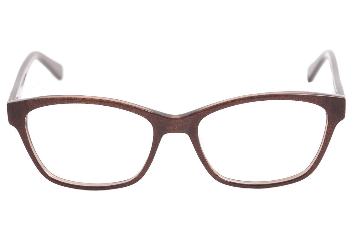 Óculos de Grau Bulget Bg 7011 J02 Marrom Brilho - 54 mm