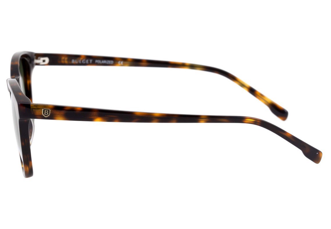 Óculos de Sol Bulget Bg 9075 G21 Marrom Mesclado/ Verde Polarizado - 48 mm