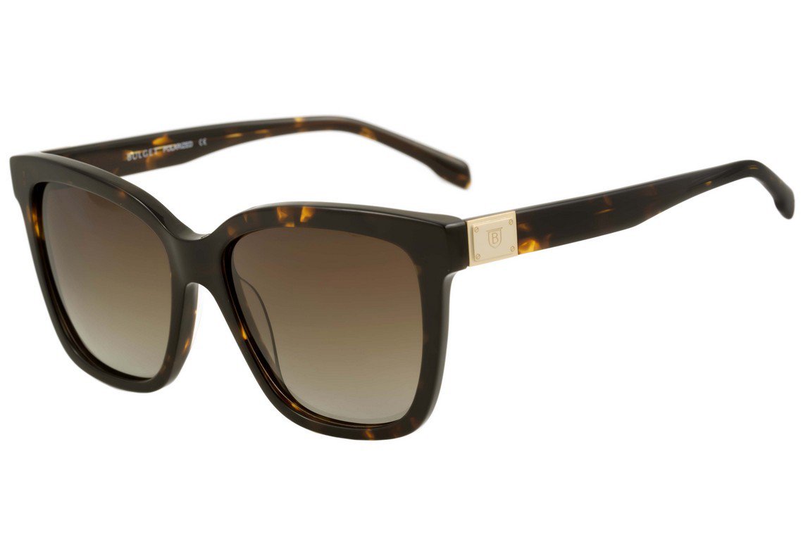 Óculos de Sol Bulget Bg 9092 G21 Marrom Mesclado/ Marrom Degradê Polarizado - 56 mm