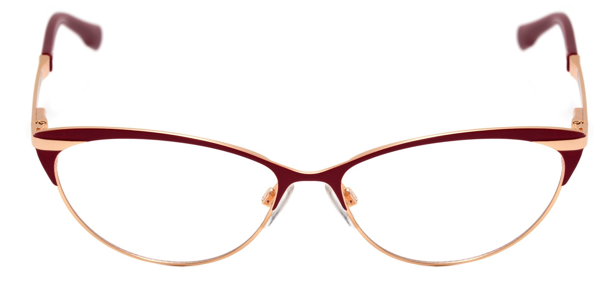 Óculos de Grau Bulget Bg 1570 08A Bege Fosco E Dourado Brilho Lente 5,4 Cm