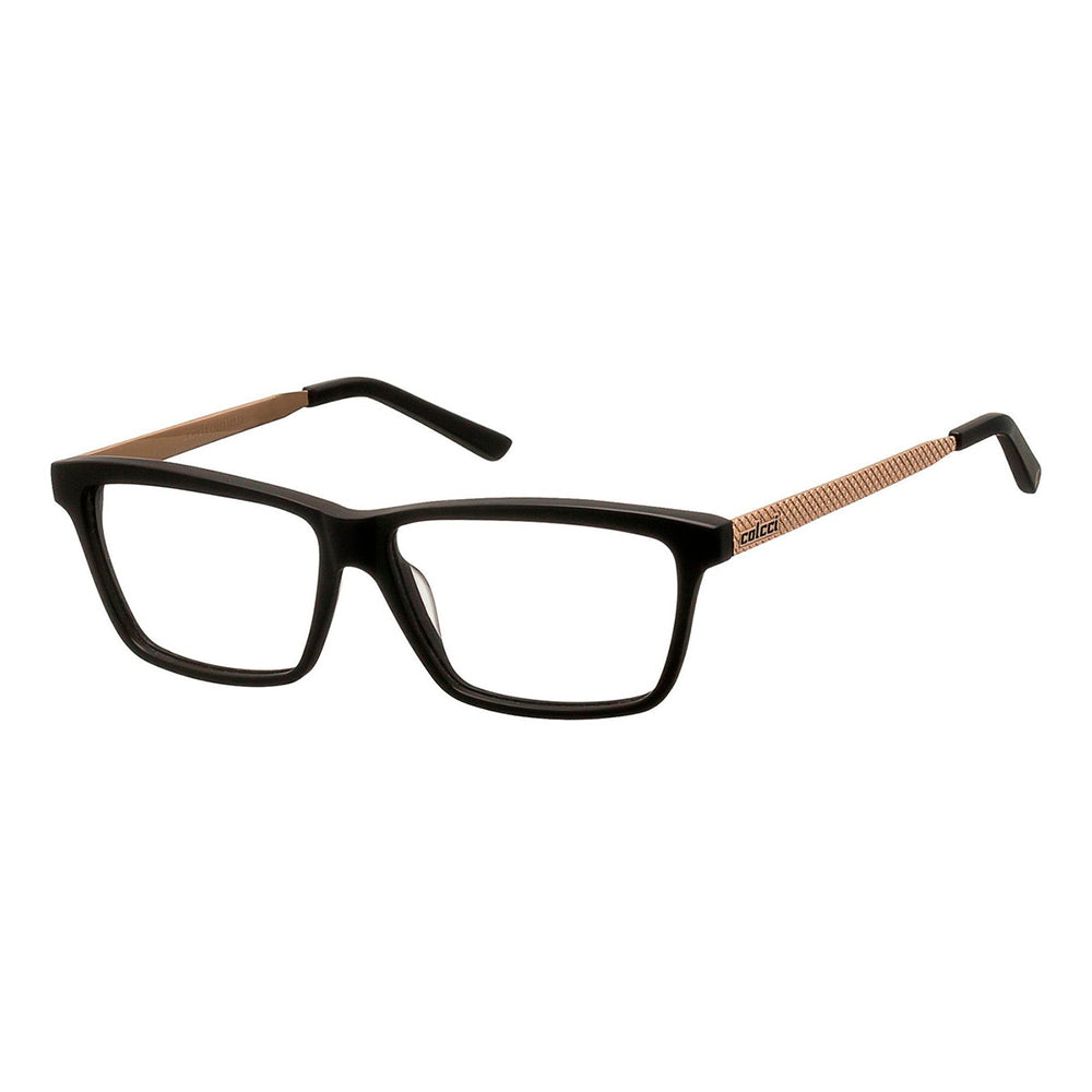 Óculos de Grau Colcci C6022 Preto Fosco E Dourado - 53 mm