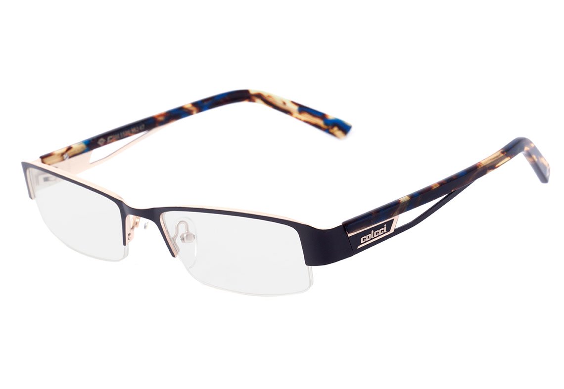 Óculos de Grau Colcci 5508 Preto Fosco E Dourado - 47 mm