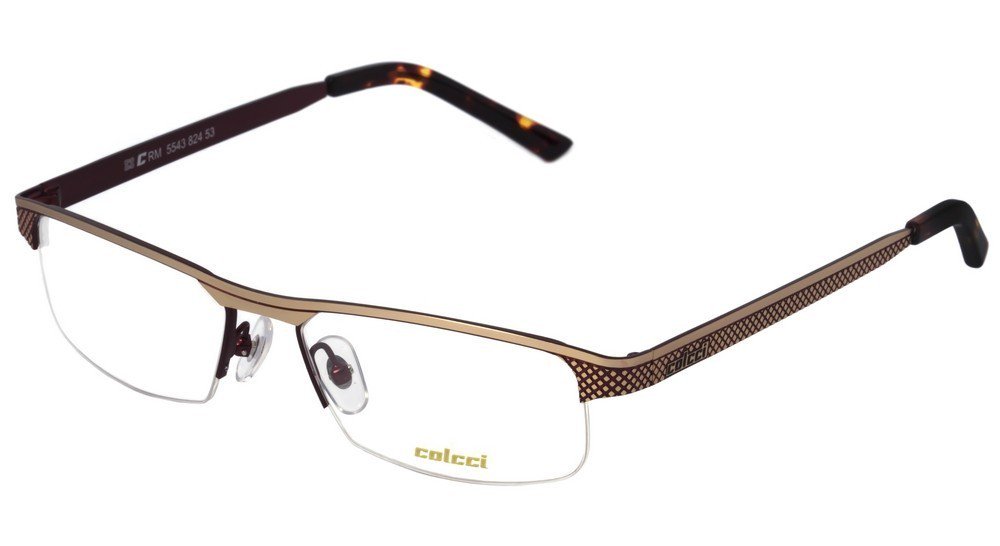 Óculos de Grau Colcci 5543 Dourado E Vinho Fosco - Lente 5,3 Cm - Oculos Shop
