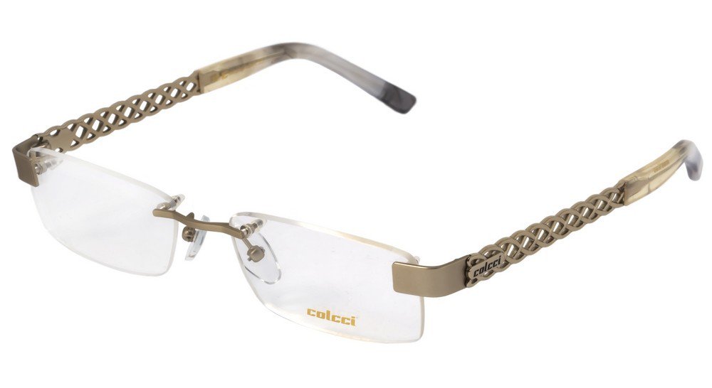 Óculos de Grau Colcci 5549 Dourado Fosco e Brilho - Lente 5,5 cm - Oculos Shop
