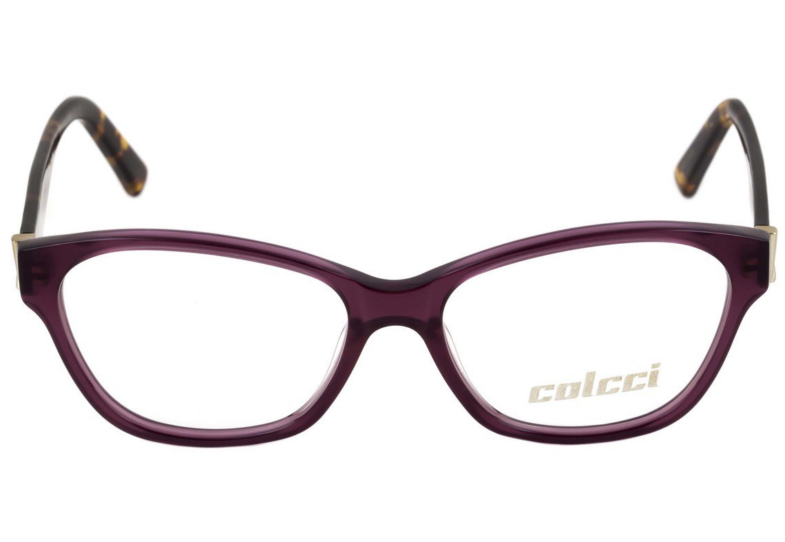 Óculos de Grau Colcci 6052 Roxo E Marrom Mesclado Brilho - 53 mm