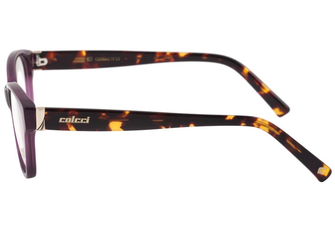 Óculos de Grau Colcci 6052 Roxo E Marrom Mesclado Brilho - 53 mm