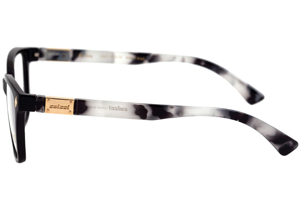 Colcci Amy Preto Brilho e Mesclado - Lente 5,4 cm - Grau