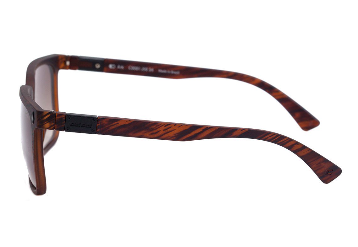 Óculos de Sol Colcci Ark Marrom Mesclado Fosco/ Marrom Degradê