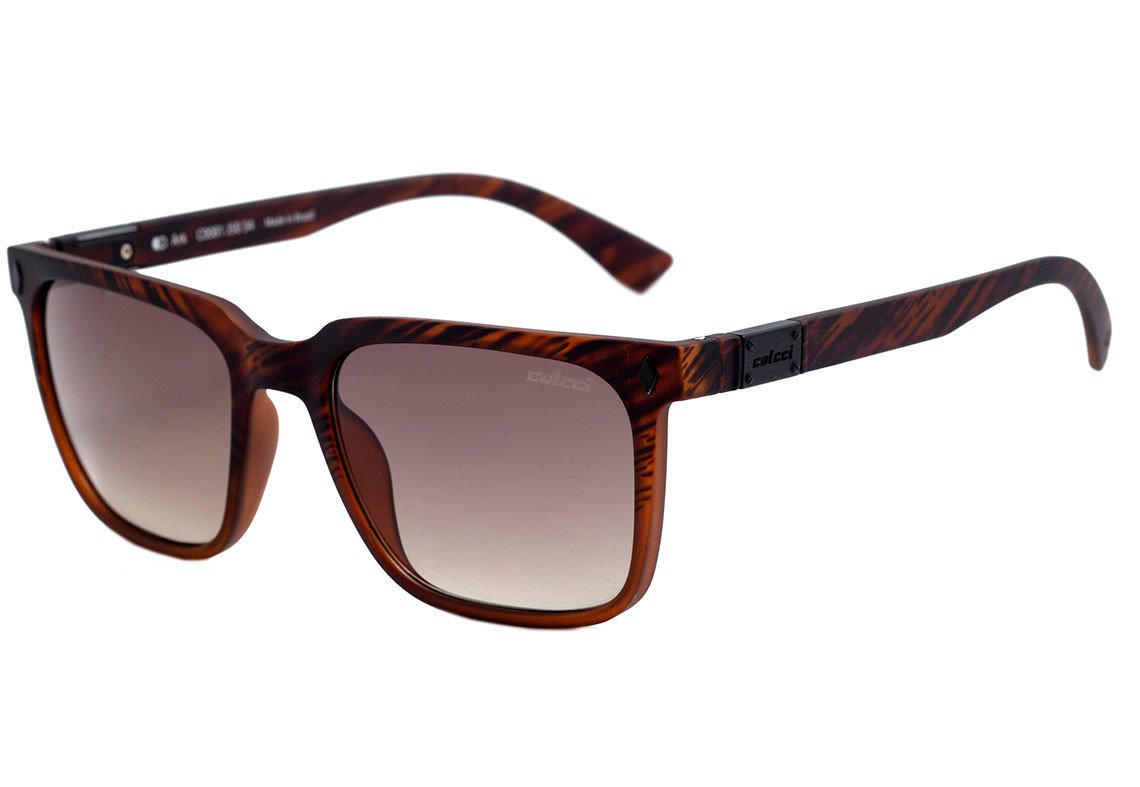 Óculos de Sol Colcci Ark Marrom Mesclado Fosco/ Marrom Degradê