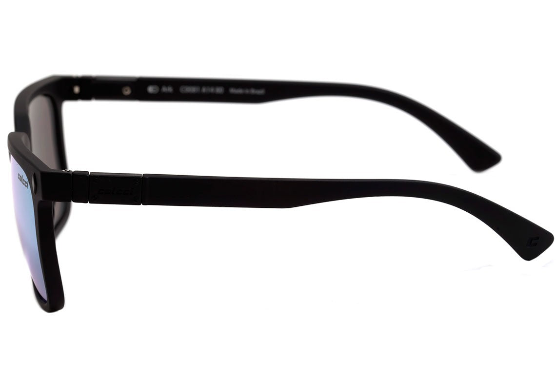 Óculos de Sol Colcci Ark Preto Fosco / Prata Espelhado - Lente 5,3 cm