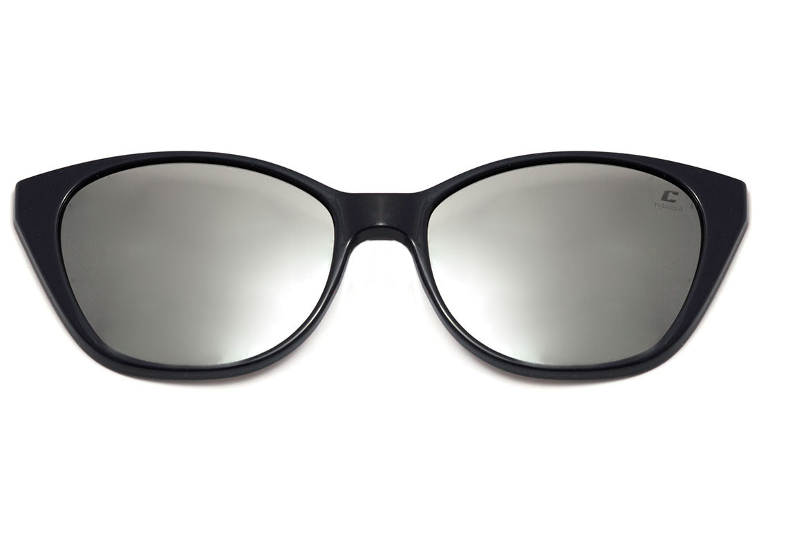 Colcci Bandy 1 Clip On Azul Brilho / Prata Espelhado Polarizado - Lente 5,2 cm