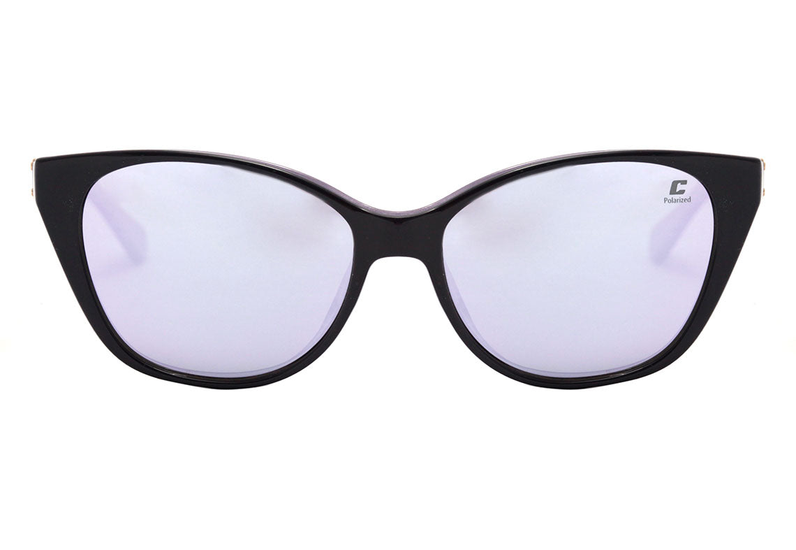 Colcci Bandy 1 Clip On Lilás Translúcido e Azul Brilho / Lilás Espelhado Polarizado - Lente 5,2 cm