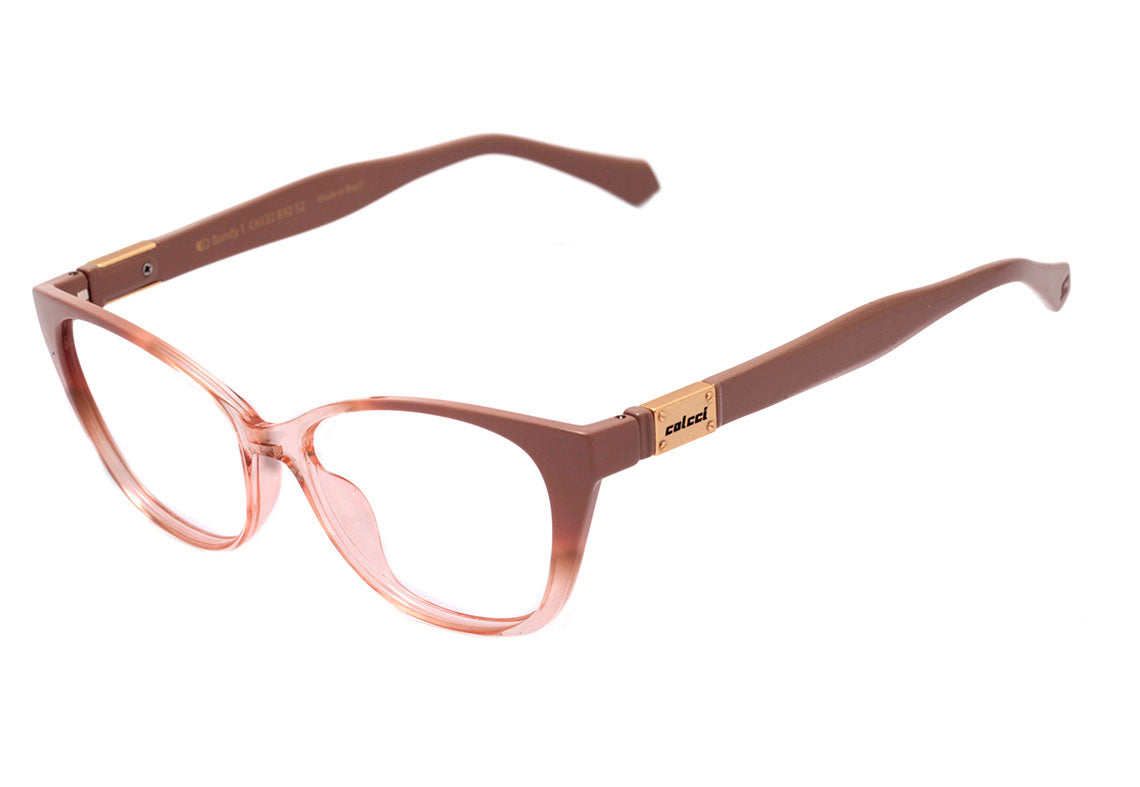 Colcci Bandy 1 Clip On Nude Translúcido Brilho / Cinza Degradê Polarizado - Lente 5,2 cm