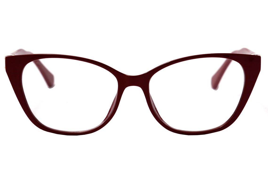 Colcci Bandy 2 Clip On Vinho Brilho / Marrom Mesclado / Cinza Degradê - Grau - 52 mm