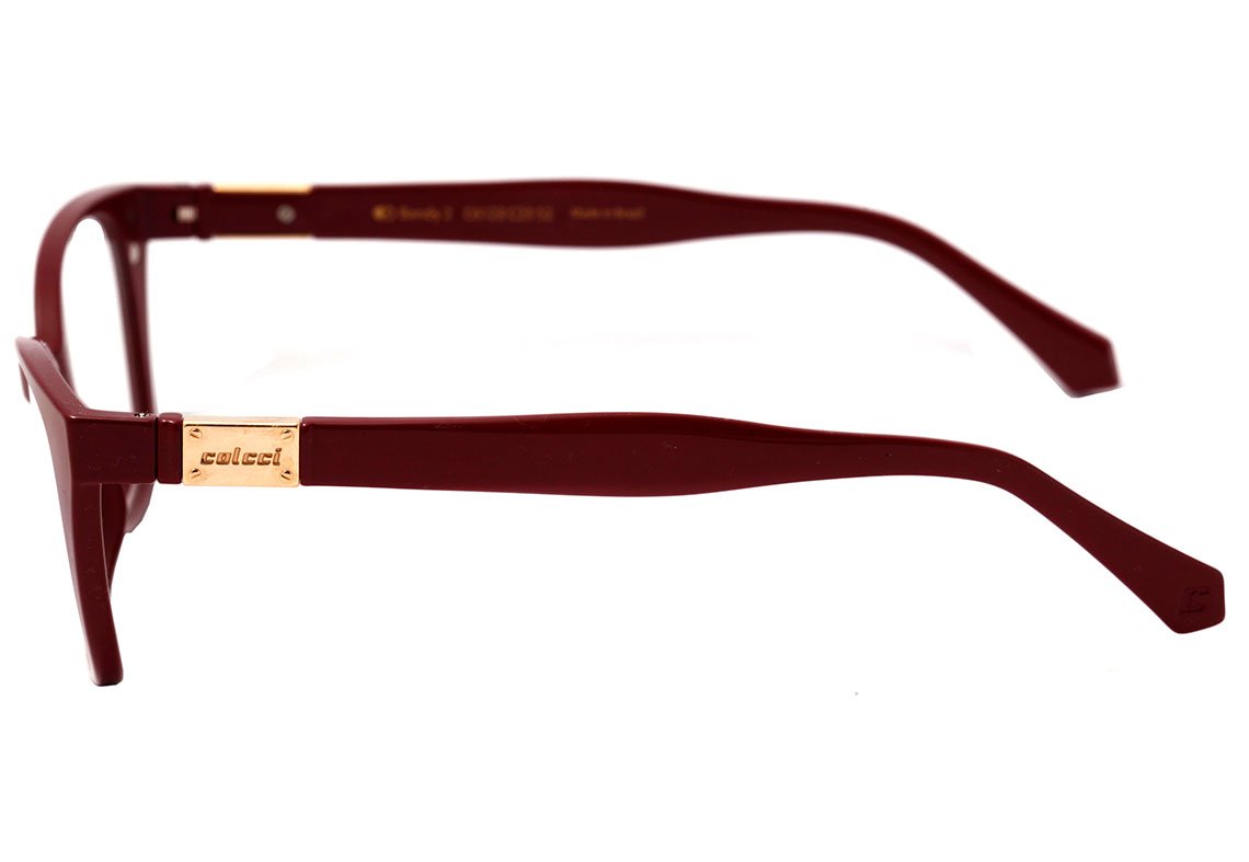 Colcci Bandy 2 Clip On Vinho Brilho / Marrom Mesclado / Cinza Degradê - Grau - 52 mm