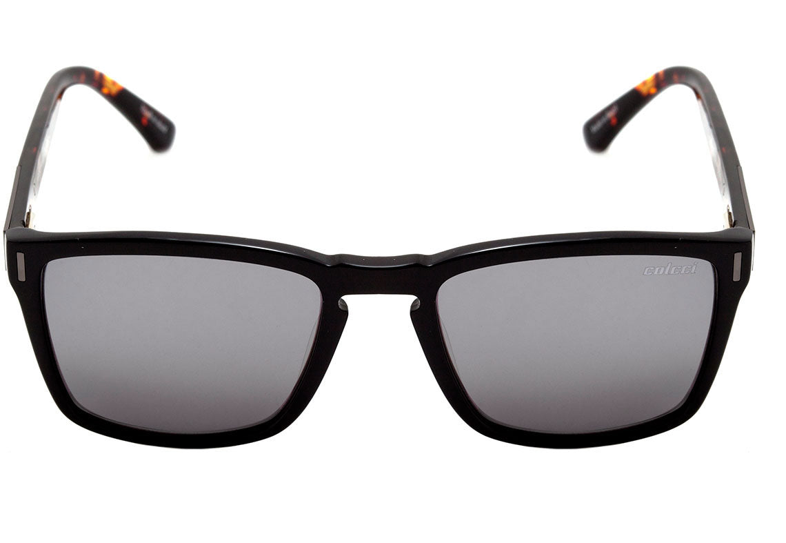 Óculos de Sol Colcci C0112 Preto E Marrom Mesclado Brilho/ Preto Espelhado